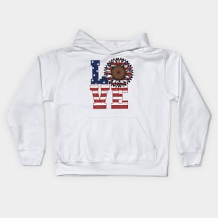 American love Kids Hoodie